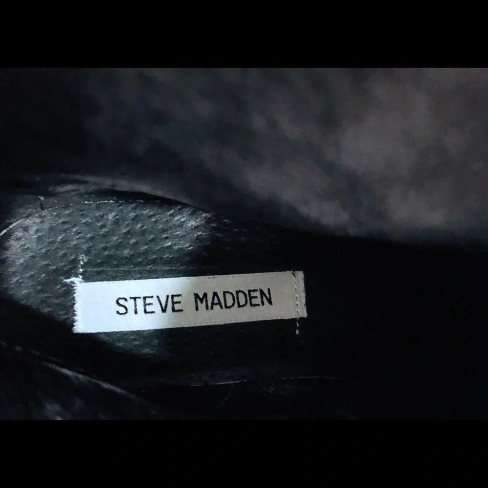Steve Madden Studded Distressed Look Boots - Picture 8 of 8
